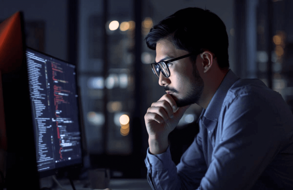 価格推移グラフを見ている手元と外付けSSDのイメージ写真