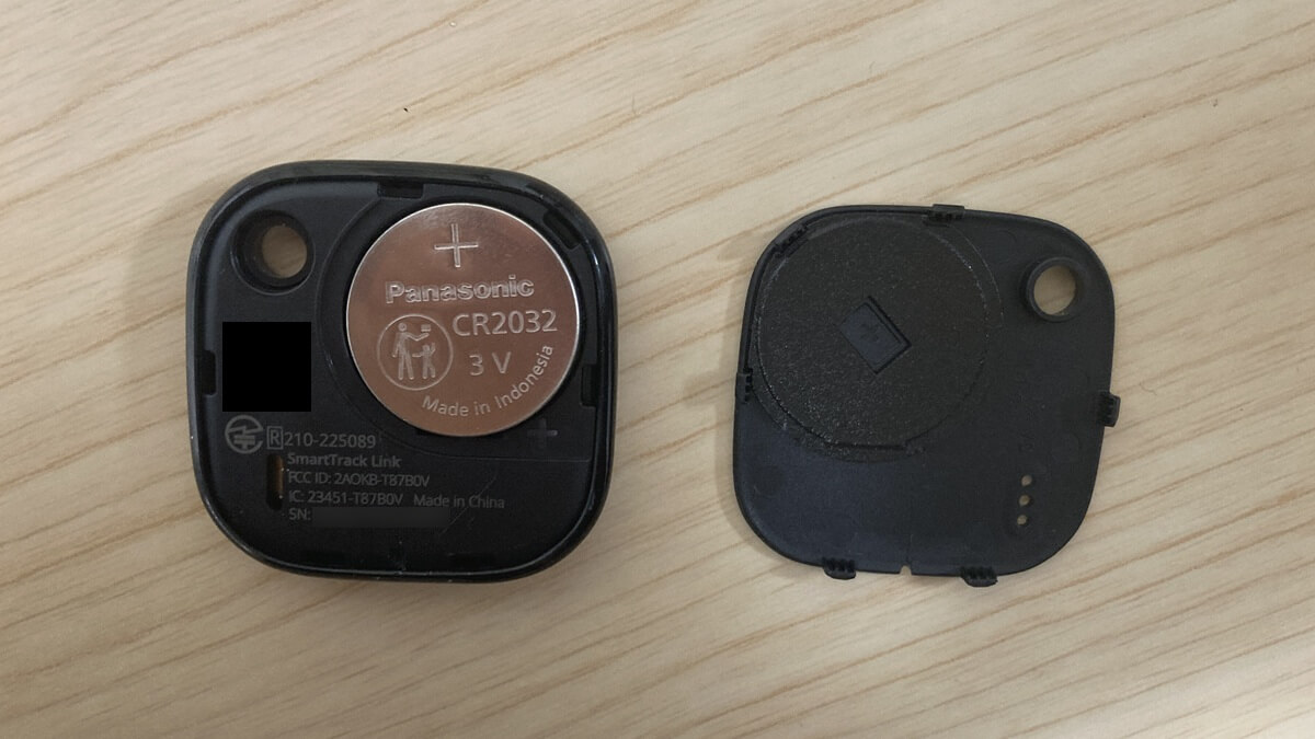 【SmartTrack Link】ボタン電池を交換してみた【CR2032】